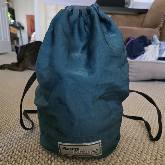 Blue Drawstring Bag - Picture 1 of 4